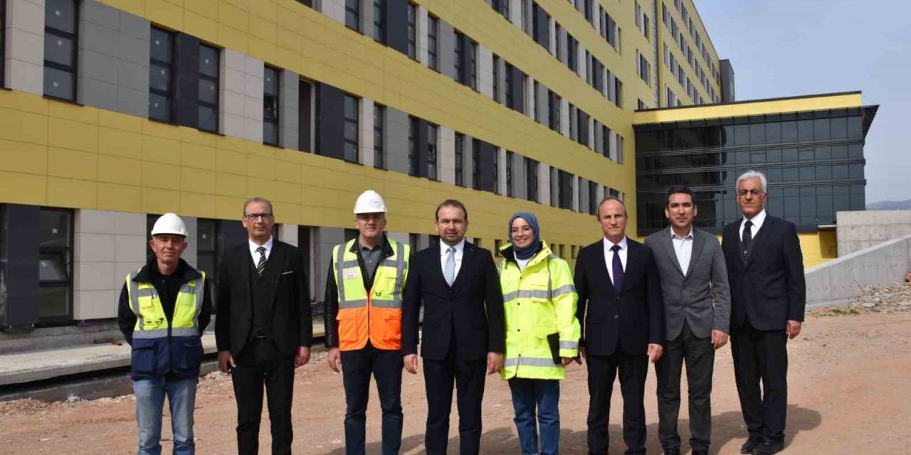 Aydın Şehir Hastanesi’nde İnşaat Çalışmaları Sürüyor