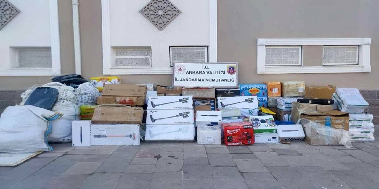 Ankara’da 5 Milyon Liralık Gümrük Kaçağı Malzeme Ele Geçirildi