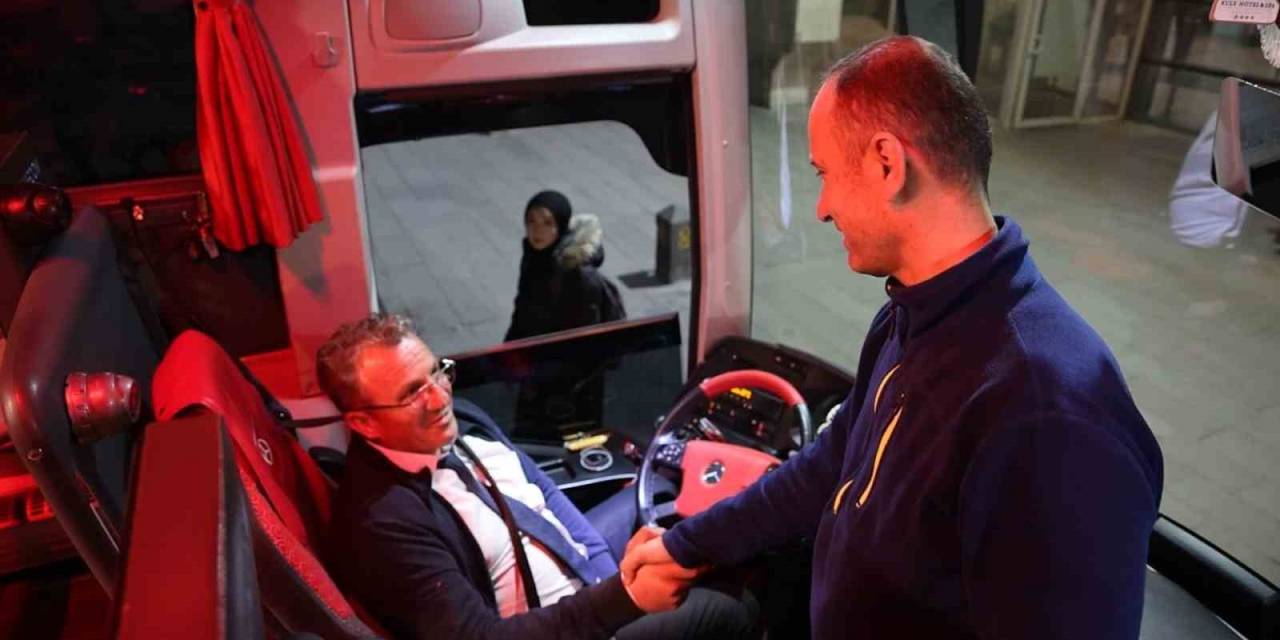 Nevşehir’de Ajanlı Otobüs Denetimi