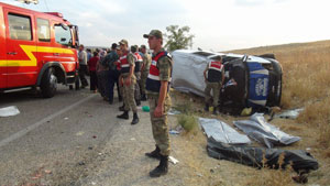 Gaziantep’te feci kaza 3 ölü, 8 yaralı