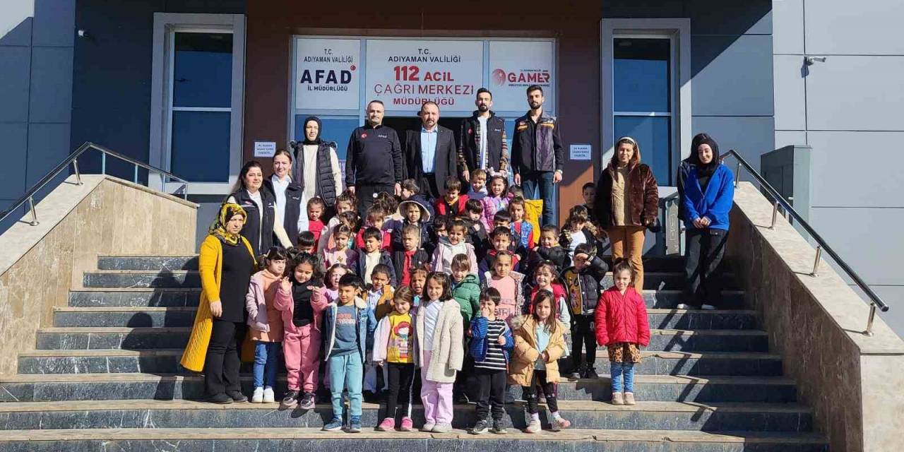 Minik Öğrenciler Afad Ve 112 Çağrı Merkezini Tanıdı