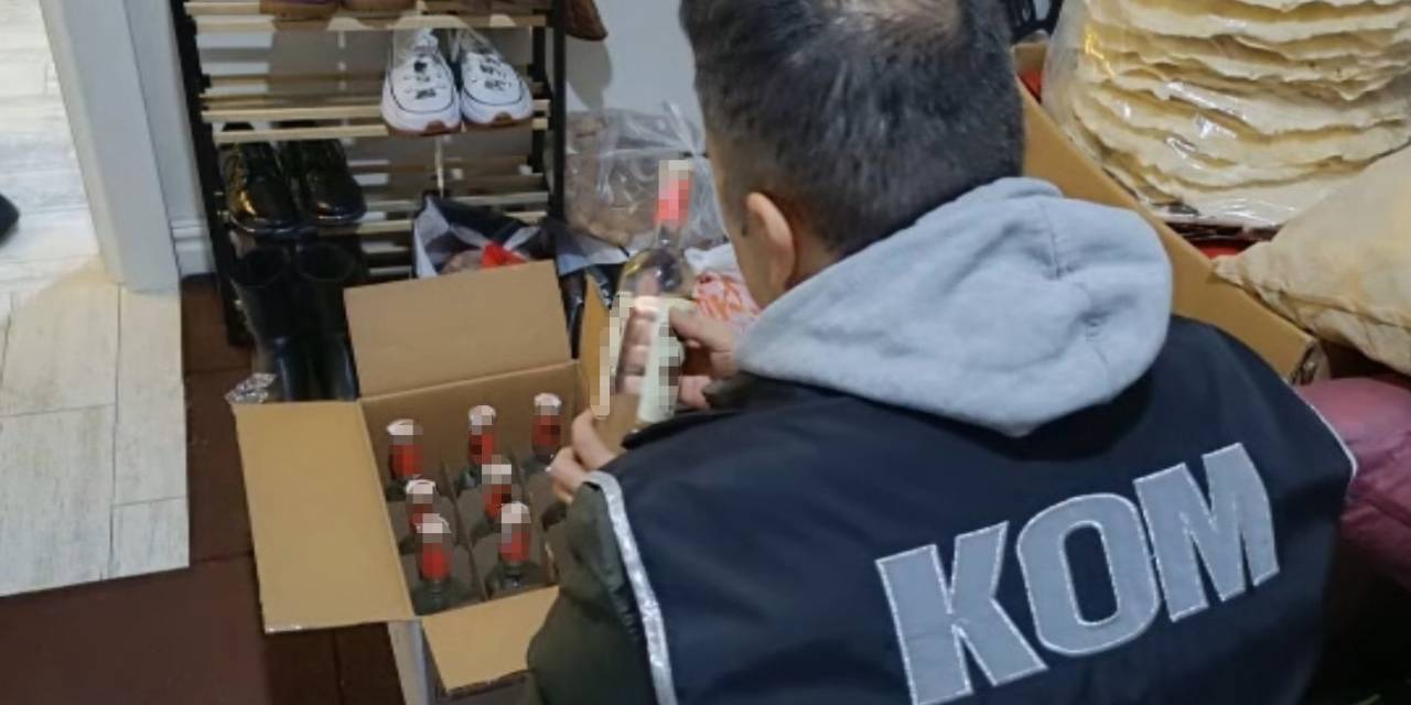 Antalya Merkezli 4 İlde Eş Zamanlı Sahte Alkol Operasyonu: 14 Gözaltı