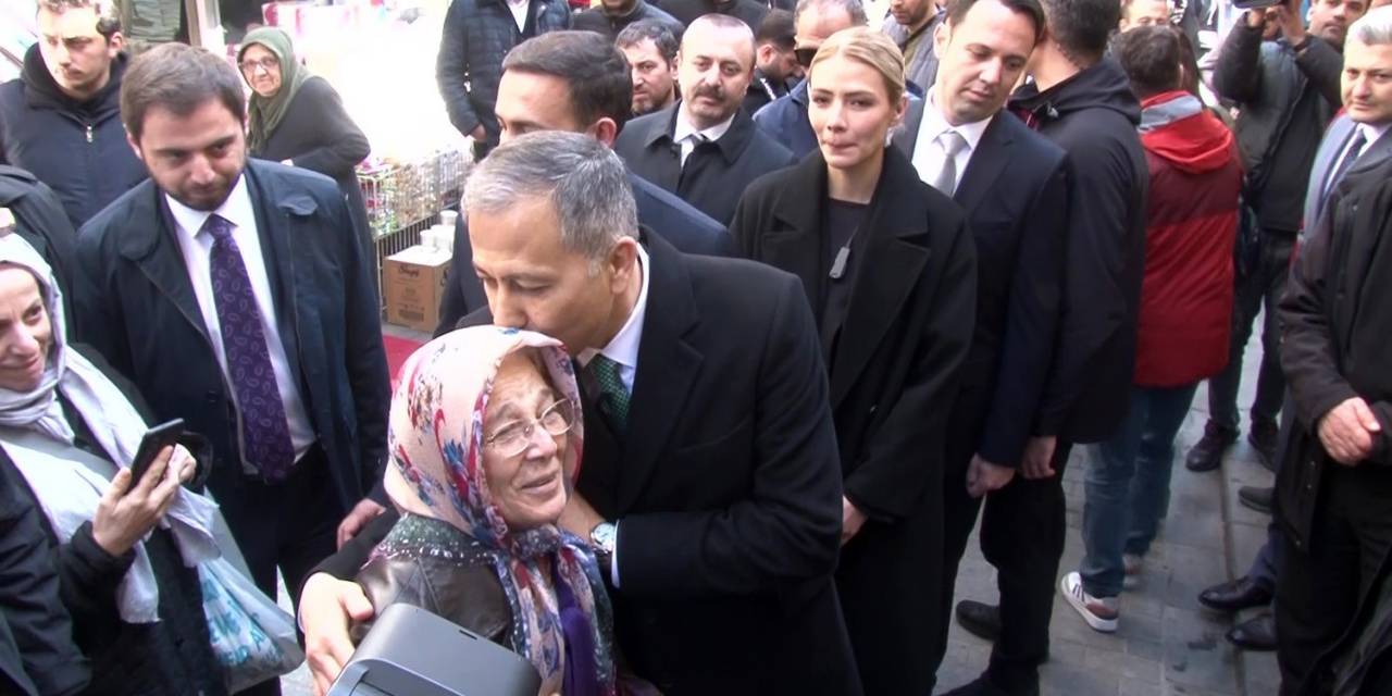 Bakan Ali Yerlikaya Üsküdarlı Esnafı Ziyaret Etti