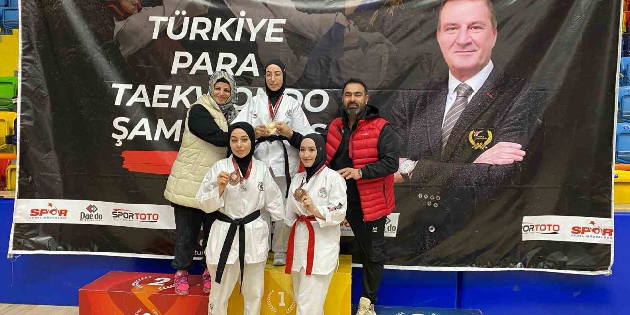 Taekwondo Şampiyonası’nda Kayserili Sporculardan 3 Madalya