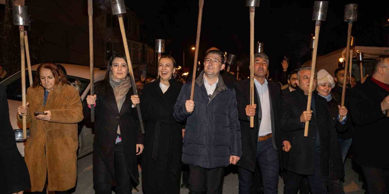 Arslanköy’de Kurtuluş Coşkusu Fener Alayı İle Yaşandı