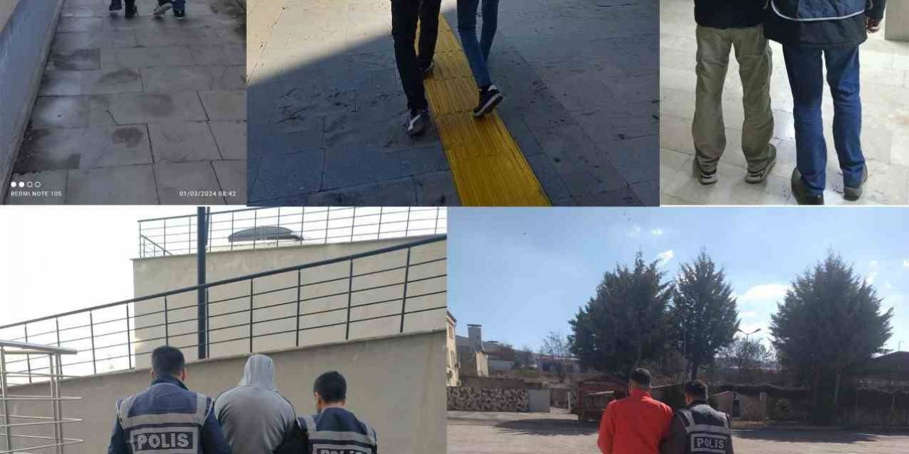 Elazığ’da Kesinleşmiş Hapis Cezası Bulunan 17 Zanlı Yakalandı