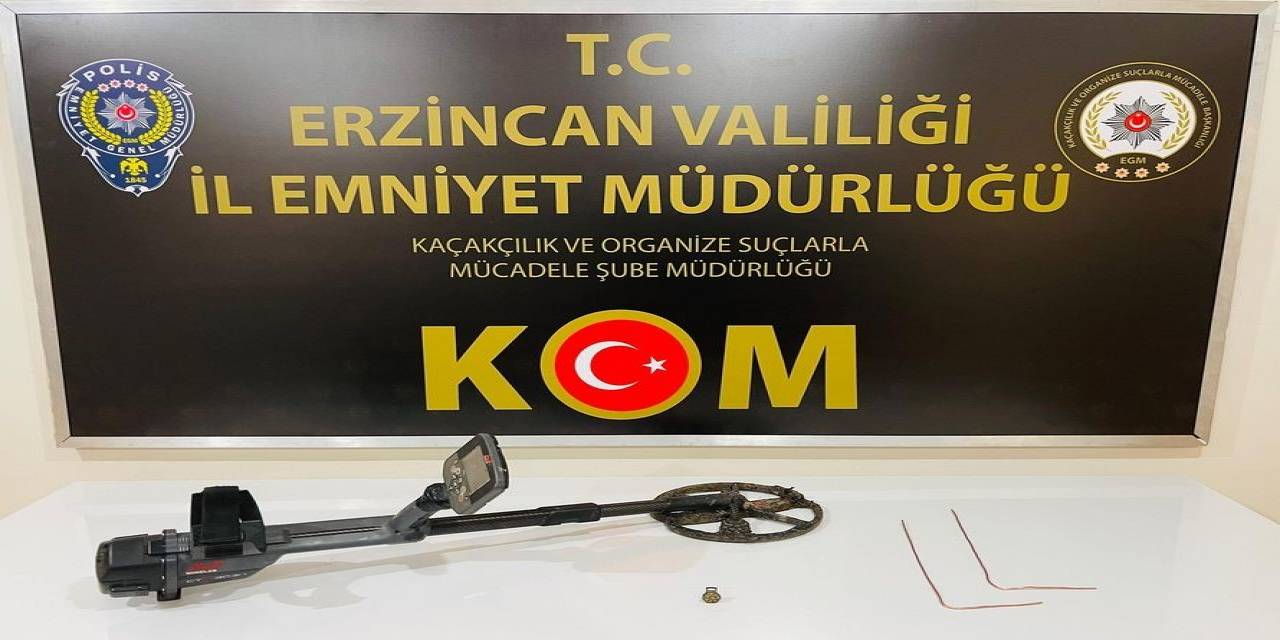 Erzincan’da Tarihi Eser Operasyonu: 3 Gözaltı