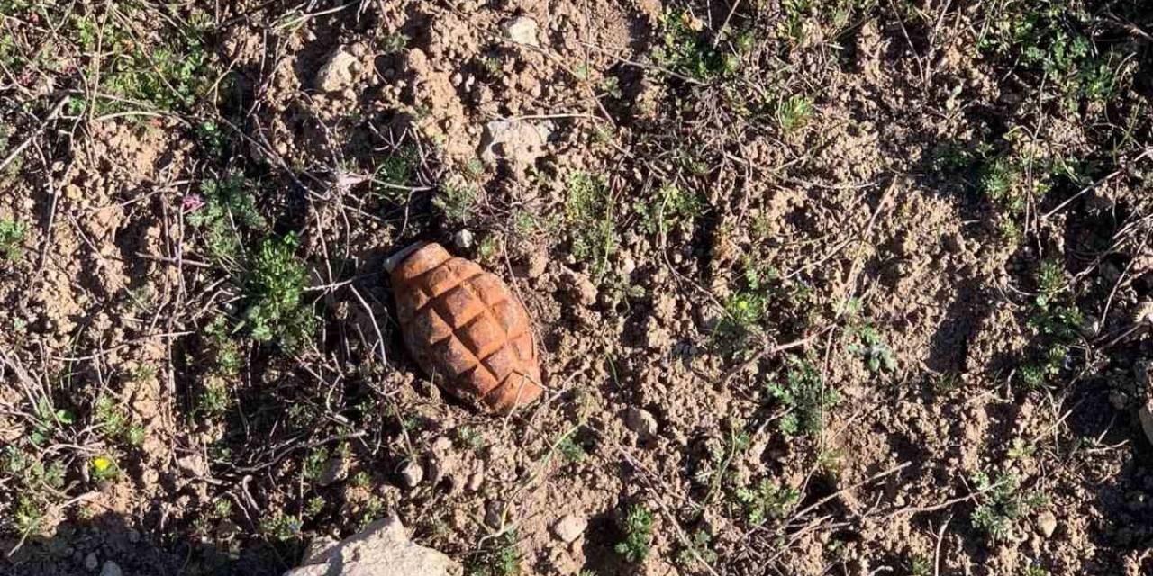 Afyonkarahisar’da Patlamamış El Bombası Bulundu