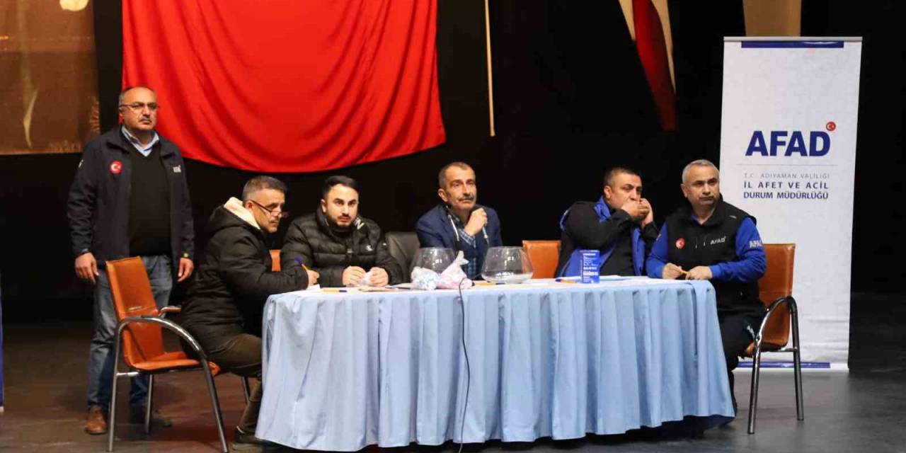 Adıyaman’da 237 Depremzede Konutunun Kurası Çekildi