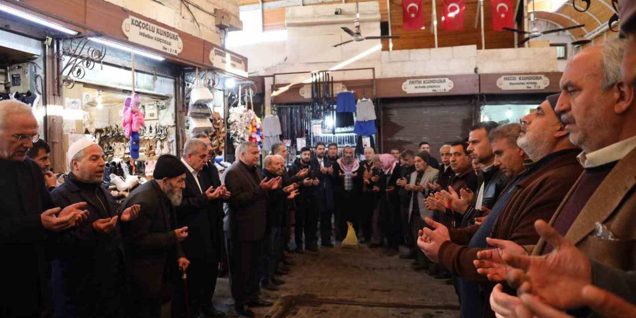 Beyazgül Esnaf Duasına Katıldı