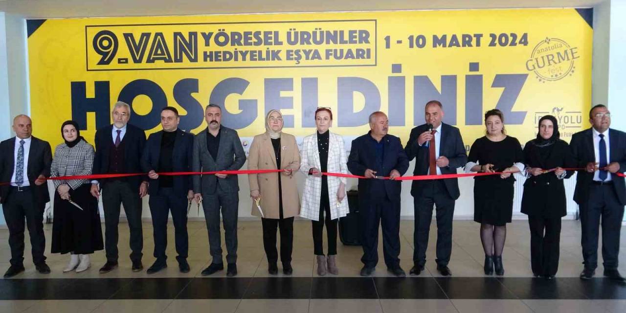 Van’da ‘Yöresel Ürünler Ve Hediyelik Eşya Fuarı’ Kapılarını Ziyaretçilere Açtı