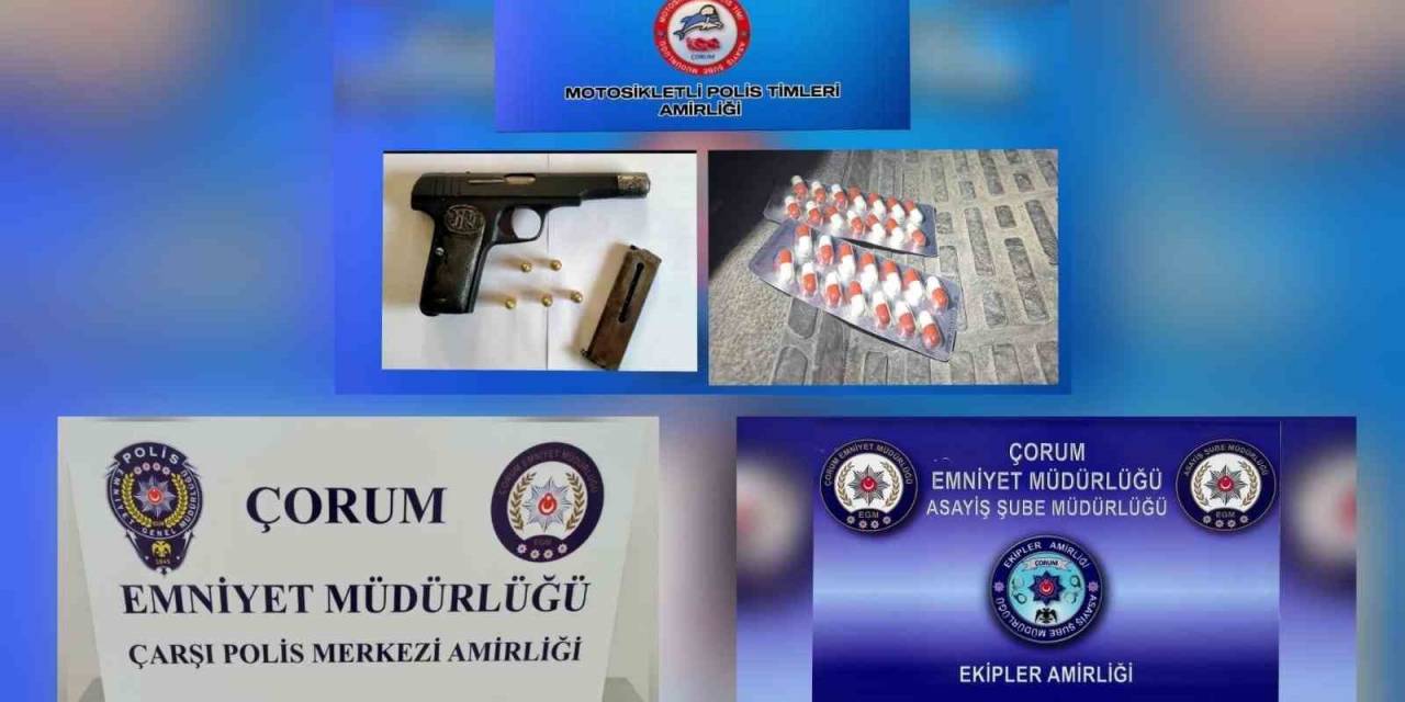 Çorum Polisinden ’şok’ Denetim: Onlarca Silah Ele Geçirildi