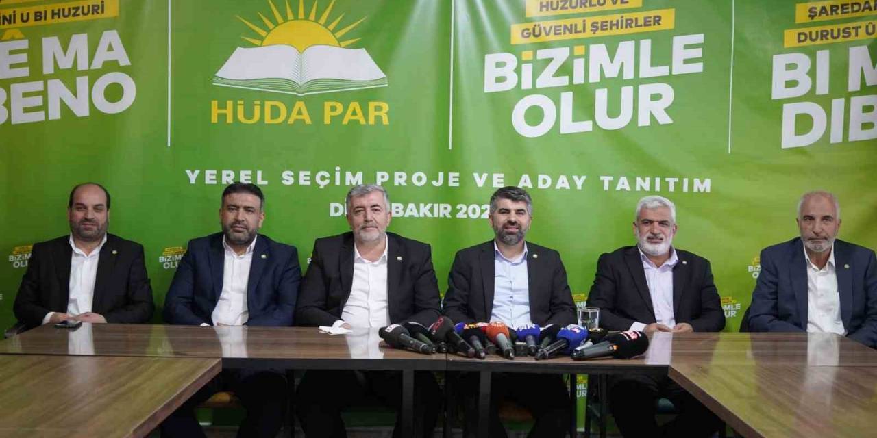 Hüda-par Diyarbakır Büyükşehir Belediye Başkan Adayı Dinç Projelerini Ve Vizyonunu Basınla Paylaştı