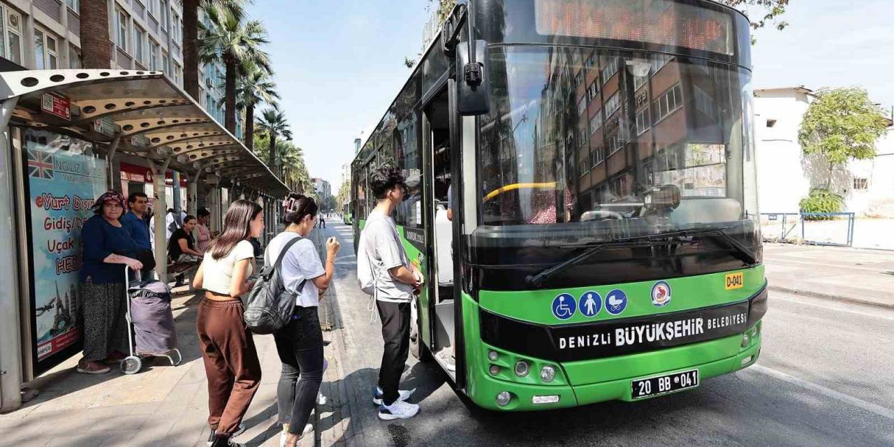 Denizli’de Milli Savunma Sınavına Gireceklere Belediye Otobüsleri Ücretsiz