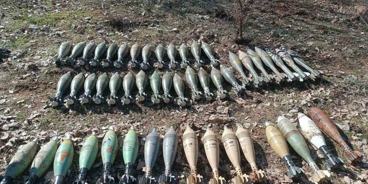 Pençe-kaplan Operasyonu Bölgesinde Çok Sayıda Mühimmat Ele Geçirildi