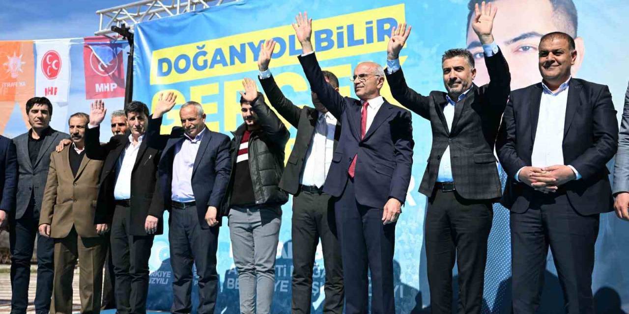 Ak Parti Büyükşehir Adayı Sami Er, Doğanyol İlçesini Ziyaret Etti
