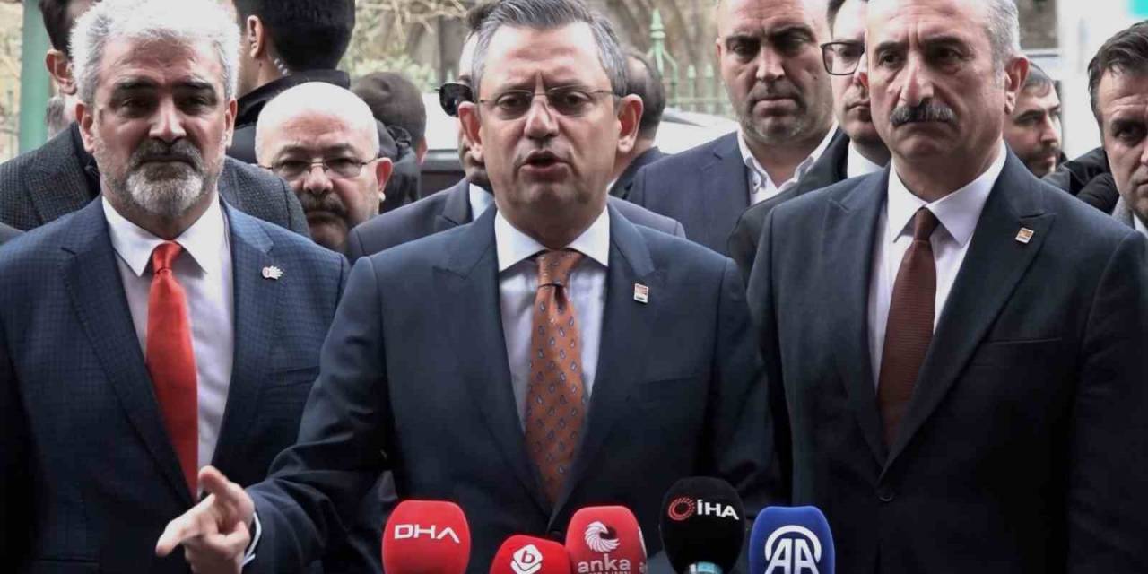 Chp Genel Başkanı Özgür Özel: "Bozbey, Parti Rozetini Çıkaracak"