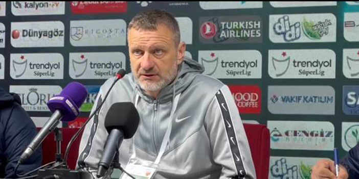 Hari Vukas: “Bu maçı bizim en kısa zamanda unutmamız lazım"