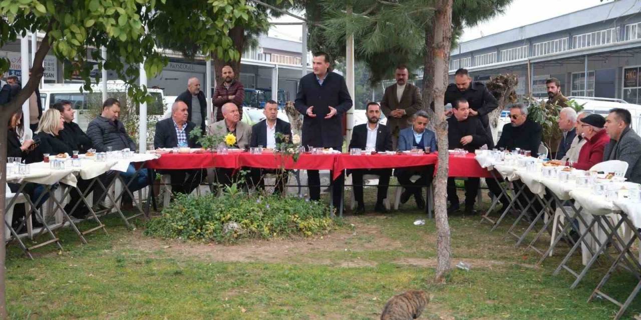 Pehlivan, Aymas Esnafı İle Buluştu