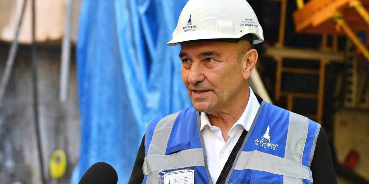 Başkan Soyer’den Yerin 36 Metre Altında Buca Metrosu Mesaisi