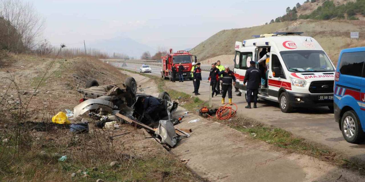Amasya’da Cenaze Yolunda Feci Kaza: 1 Ölü, 1 Yaralı
