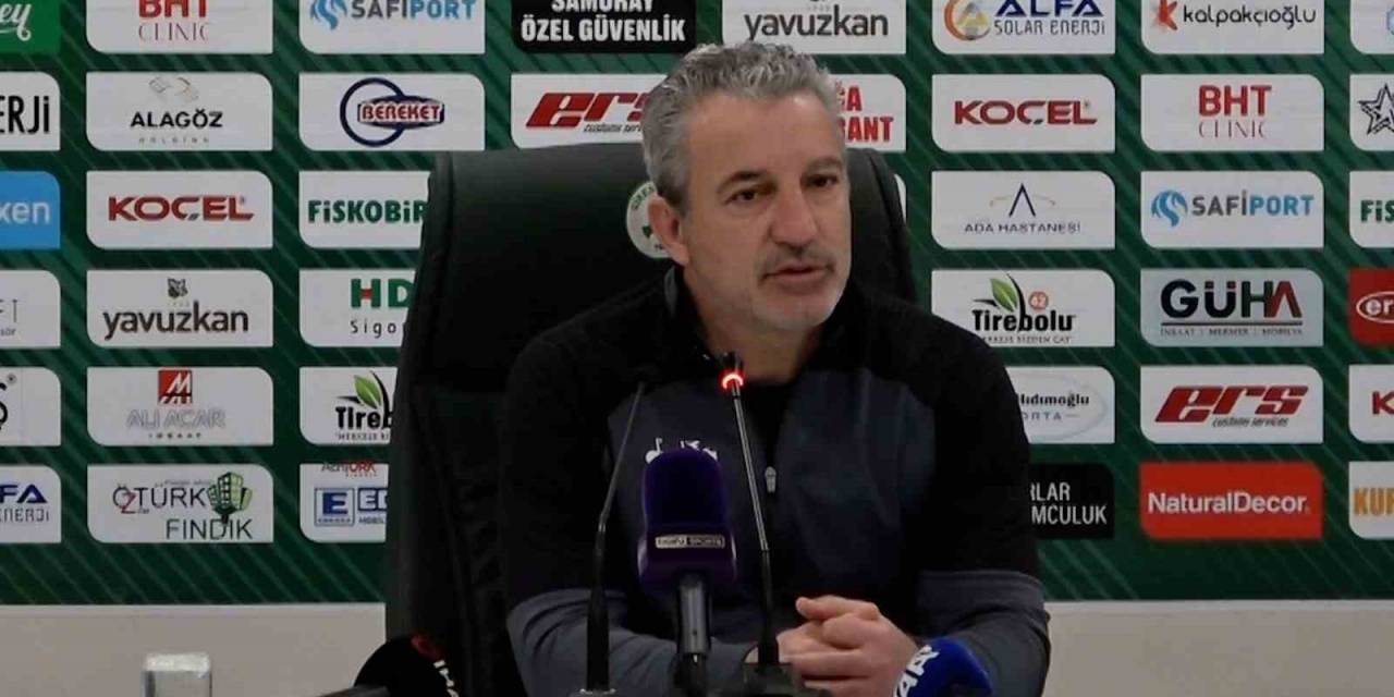 Giresunspor-adanaspor Maçının Ardından