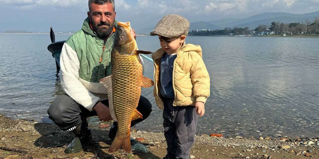 İznik Gölü’nde Sazan Bereketi