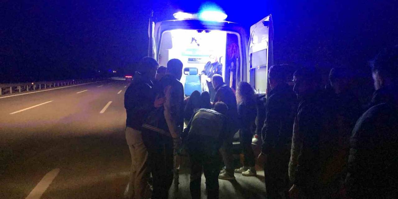 Edirne’de Alkolü Sürücü Yaptığı Kazada Yaralandı