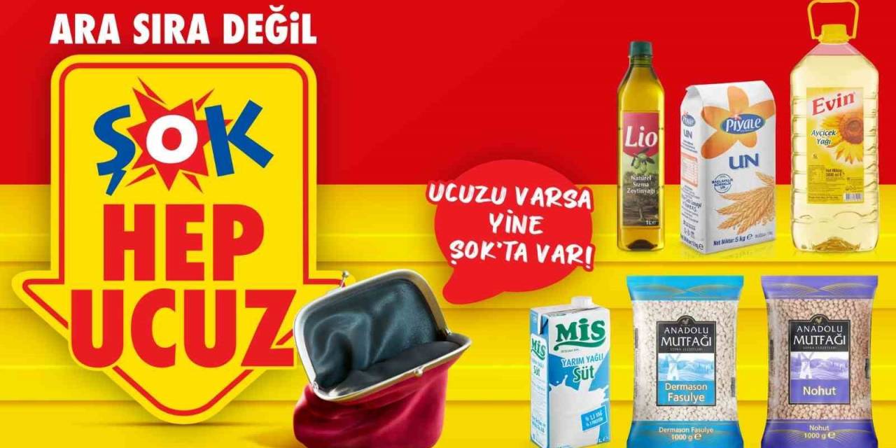 Şok Marketler Temel İhtiyaç Ürünlerinde “Her Gün Ucuz Fiyat” Kampanyasını Duyurdu