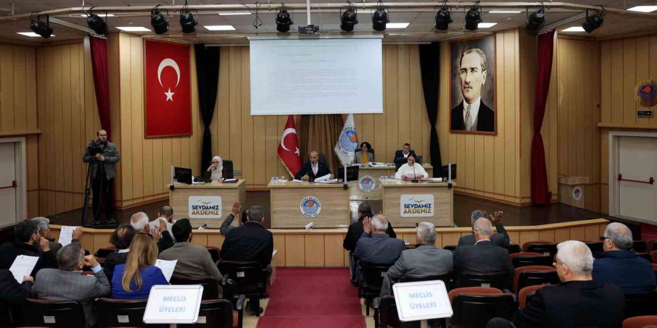 Akdeniz Belediye Meclisi Mart Ayı Toplantısı Yapıldı