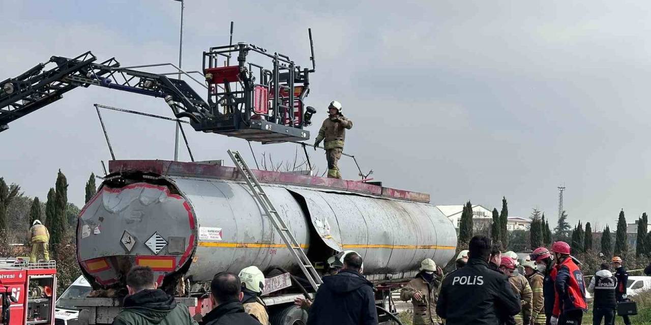 Ataşehir’de Yakıt Tankeri Patlamasında Yaralanan 1 Kişi Hayatını Kaybetti
