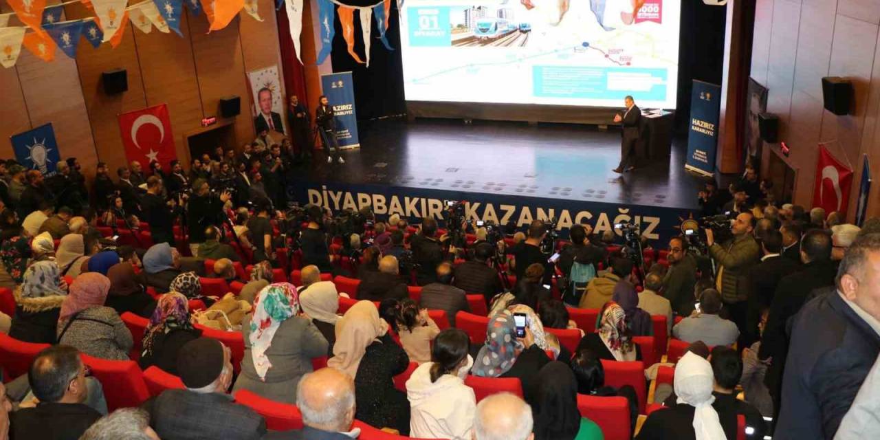 Ak Parti Diyarbakır Büyükşehir Belediye Başkan Adayı Bilden, İstihdam Sağlayan 26 Projeyi Anlattı
