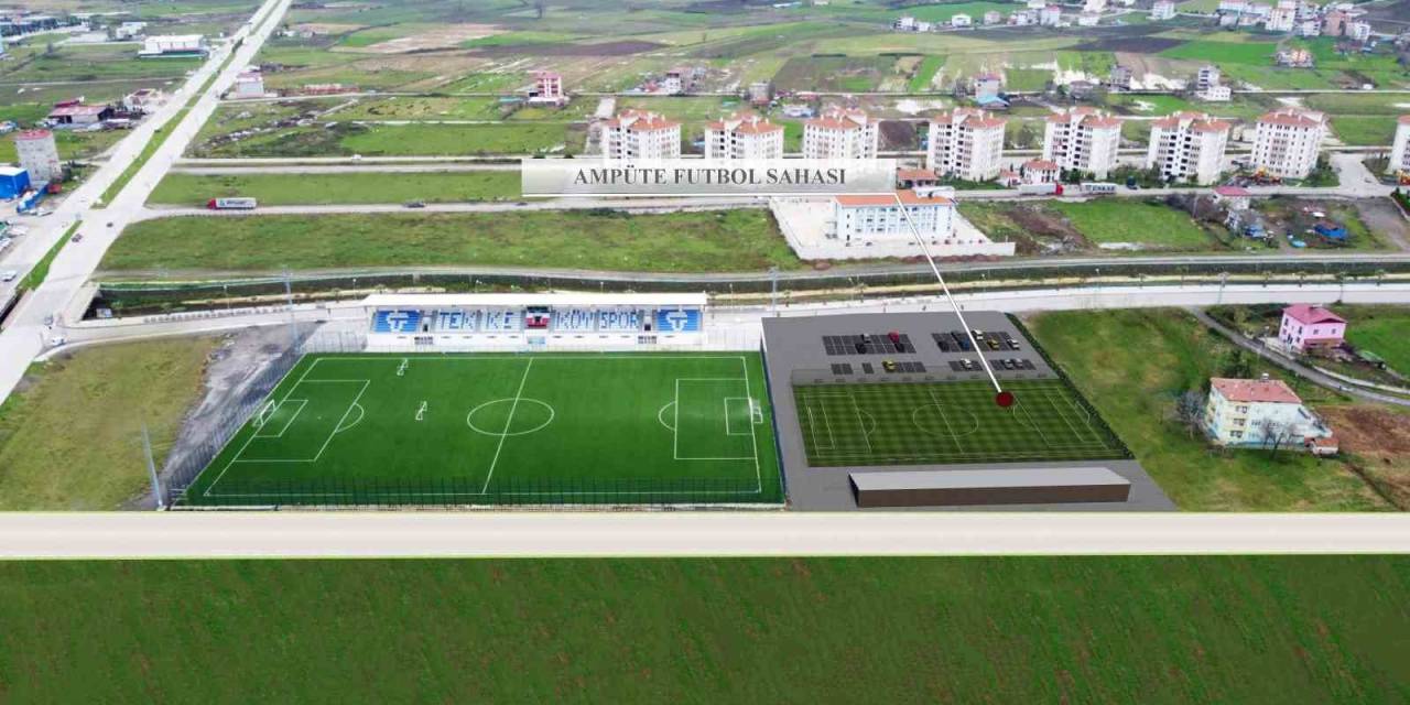 Karadeniz’in İlk Ampute Futbol Sahası Tekkeköy’e Yapılacak