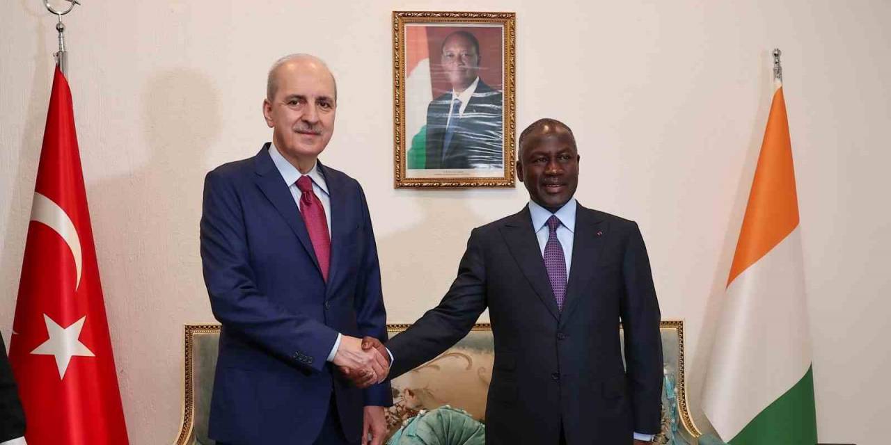 Tbmm Başkanı Kurtulmuş, Fildişi Sahili Ulusal Meclis Başkanı Bictogo İle Görüştü