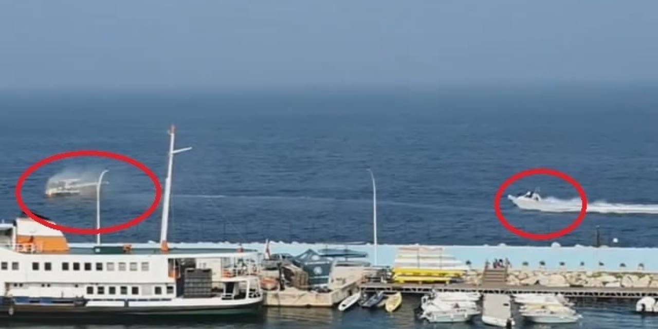 Bursa’da Teknede Yangın