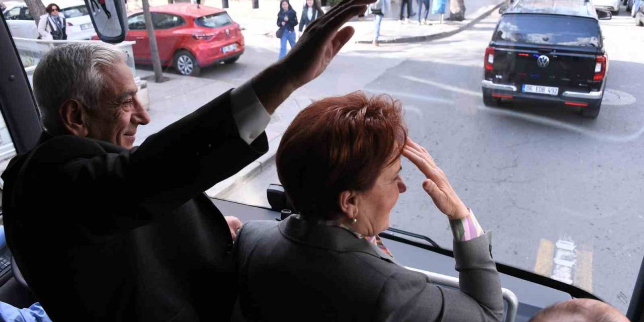 İyi Parti Lideri Akşener, Çankaya’da Esnafı Ziyaret Etti