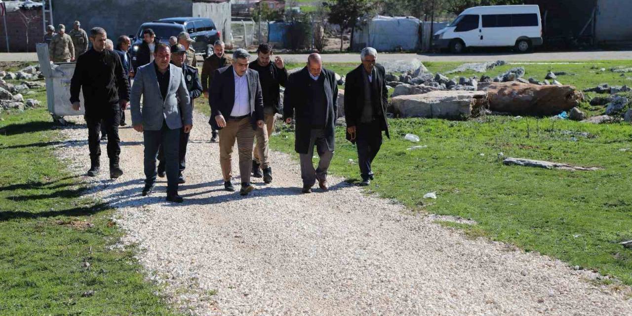 Ergani Kaymakamı Karaaslan, Kırsal Mahalleleri Ziyaret Edip Talepleri Dinledi