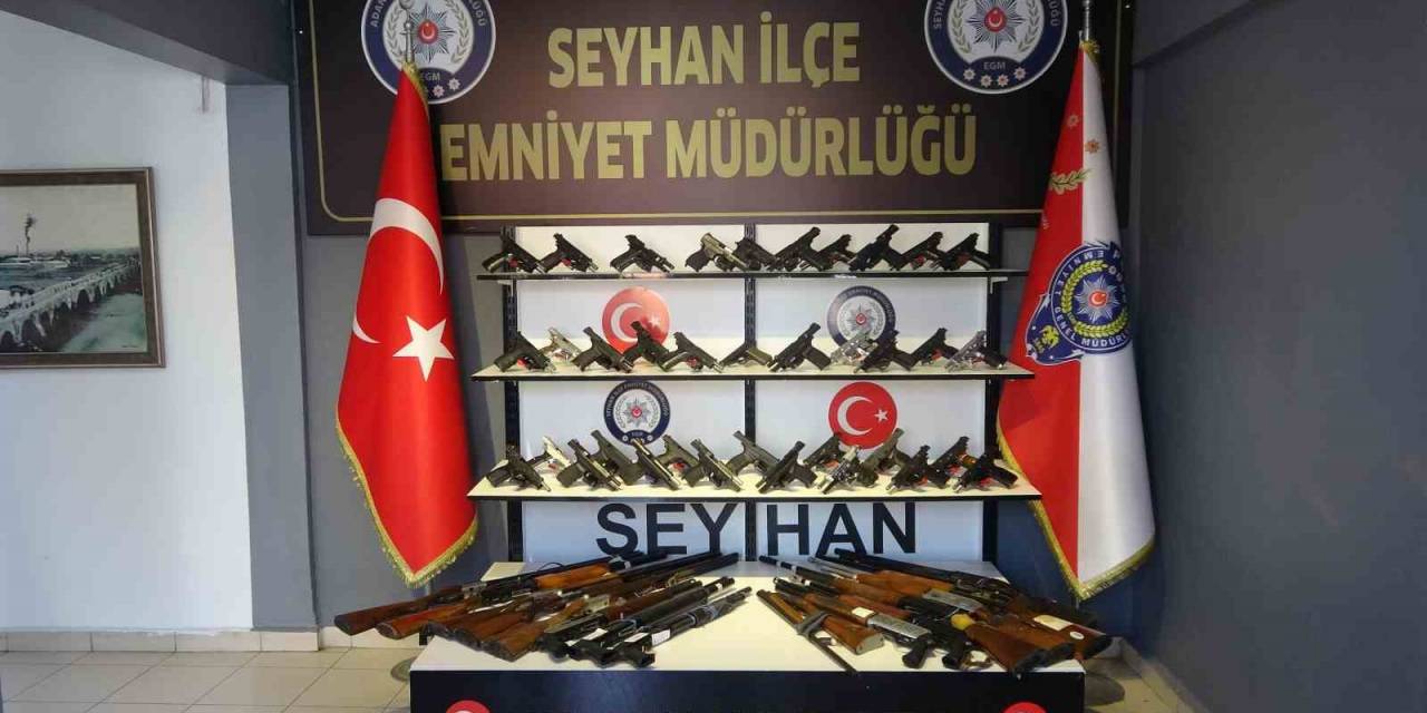 Seyhan Polisi 54 Silah Ele Geçirirken 314 Suçluyu Yakaladı