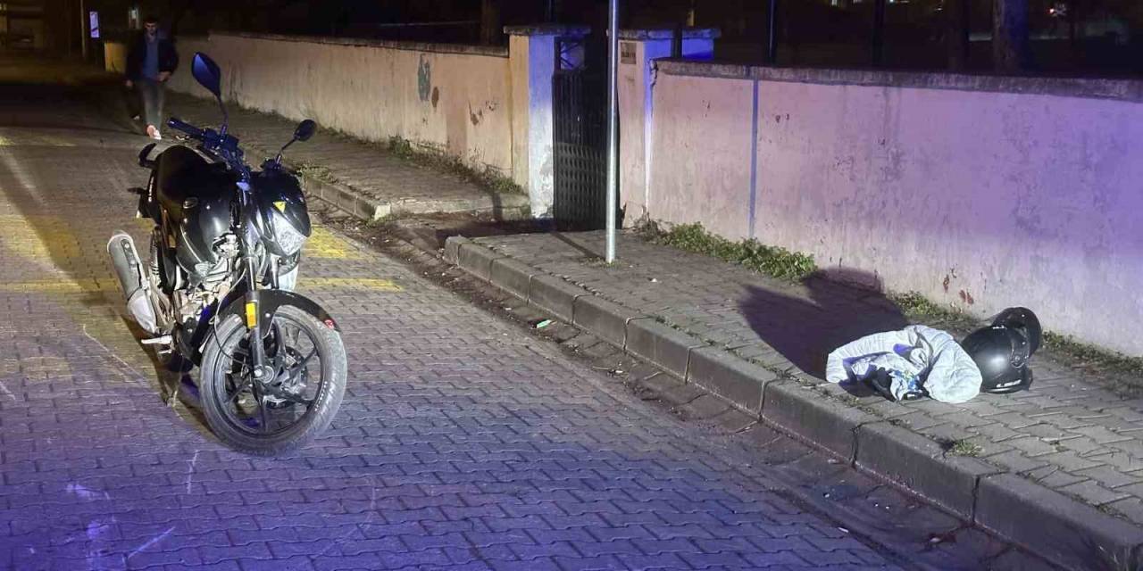 Motosiklet Kazasında Sürücü Yaralandı