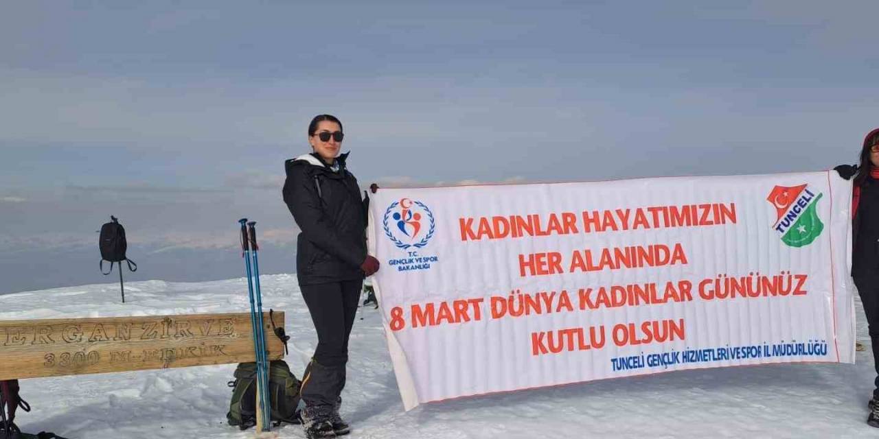 8 Mart İçin Ergan Dağı’na Tırmanış Gerçekleştirildi