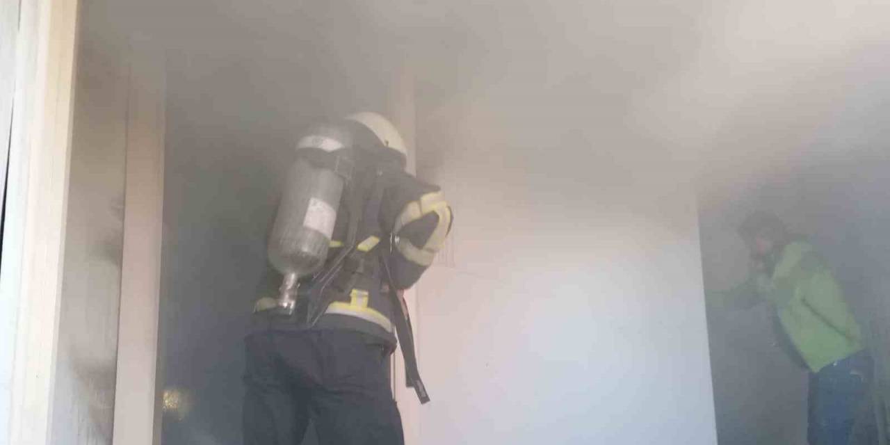 Ağrı’da Elektrikli Soba Alev Aldı