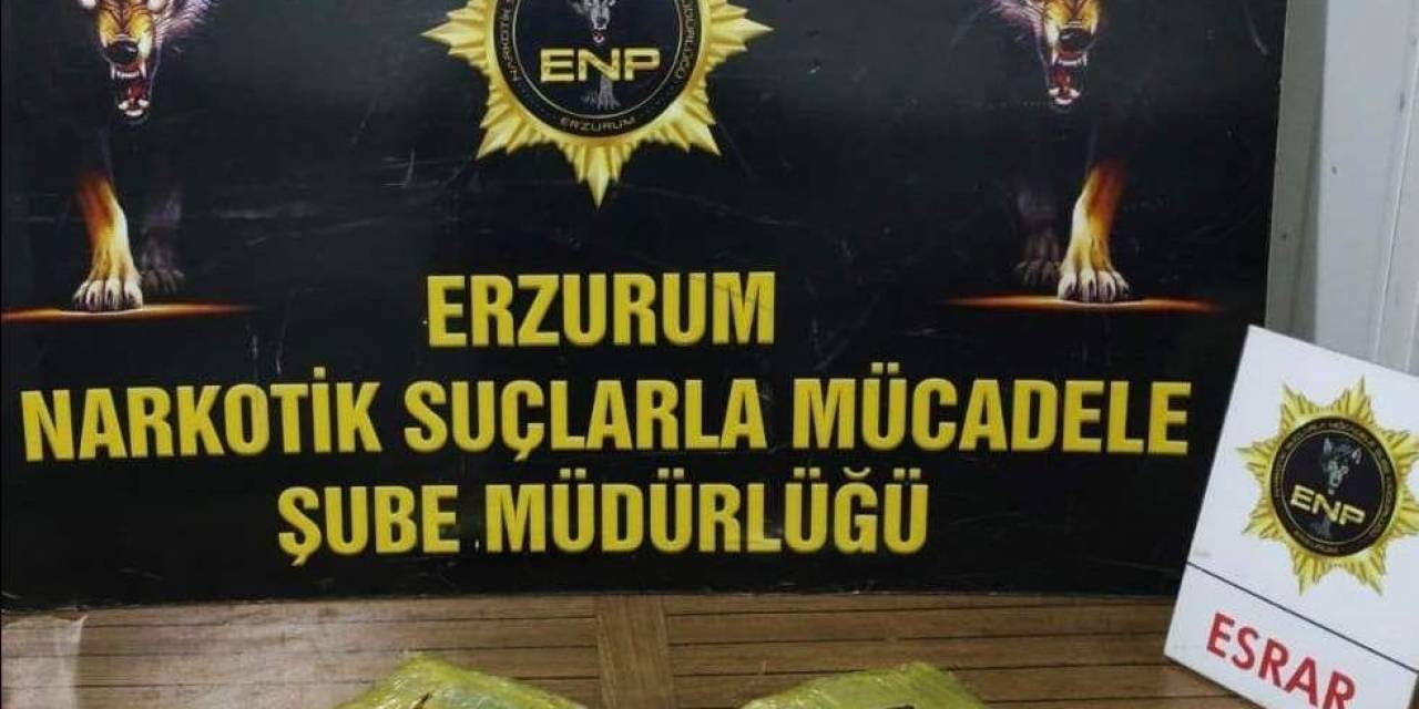 Erzurum’da Uyuşturucu Operasyonu; 4 Şüpheli Tutuklandı