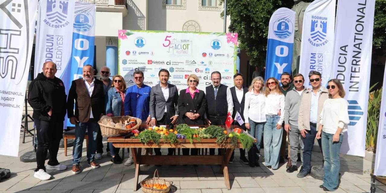 Bodrum’da ’acı Ot Festivali’ Basın Toplantısı Yapıldı