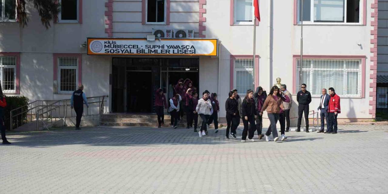 Kilis’te Deprem Tatbikatı Düzenlendi