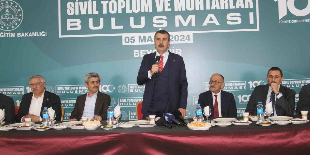 Bakan Tekin: "Milli Eğitim Bakanlığı Çok Büyük Bir Aile"