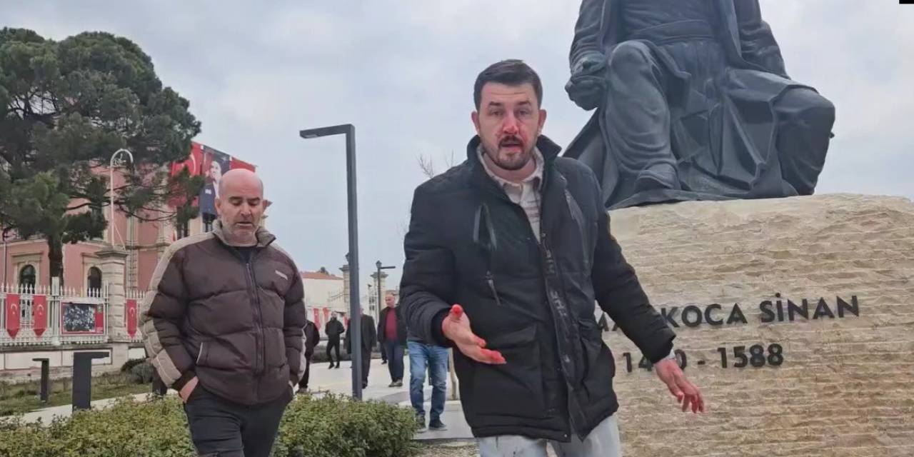 Edirne Belediyesi Önünde Taksici Eyleminde 1 Kişi Yaralandı