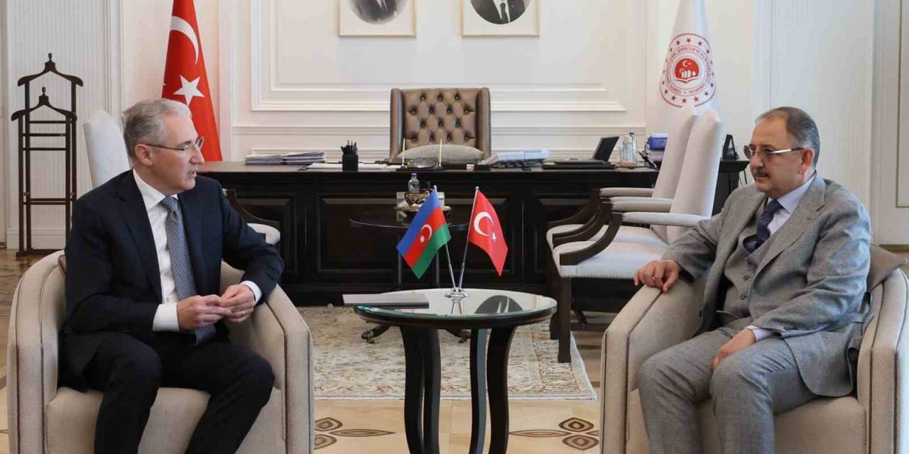 Bakan Özhaseki, Azerbaycanlı Mevkidaşı Babayev’i Ağırladı