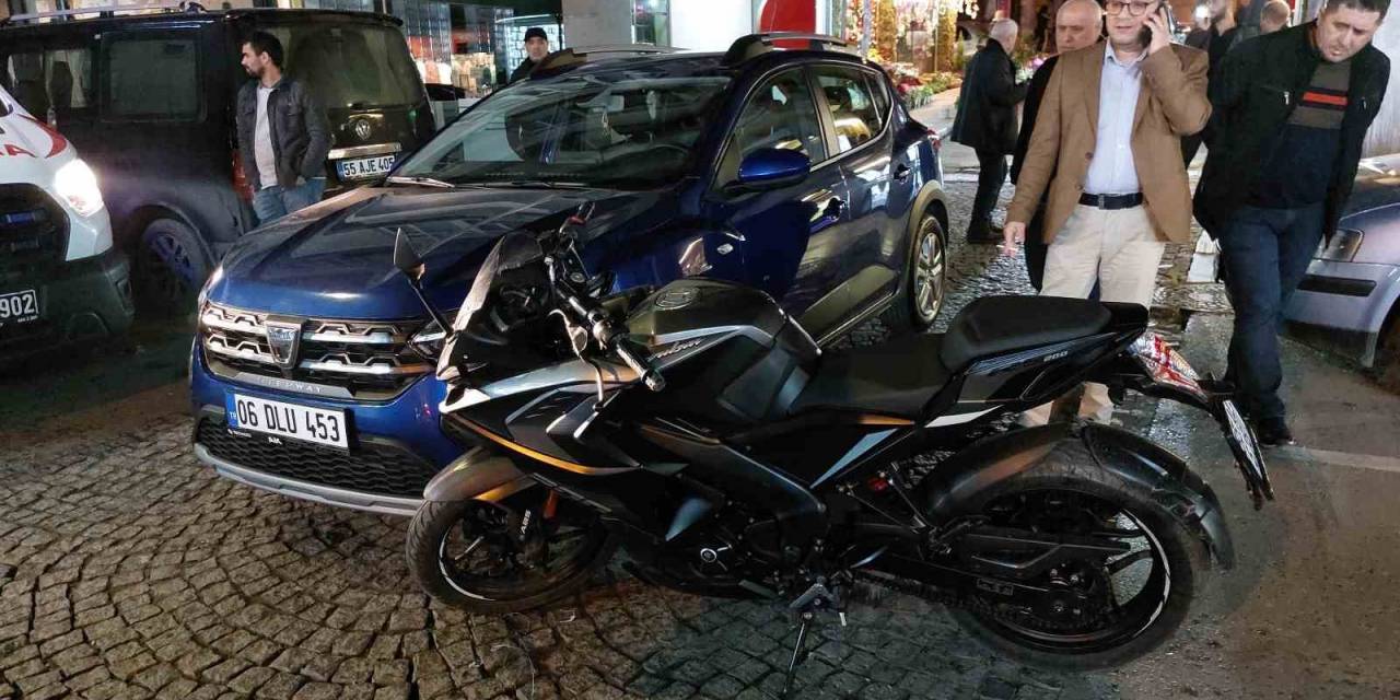 Samsun’da Otomobil İle Motosiklet Çarpıştı: 1 Yaralı