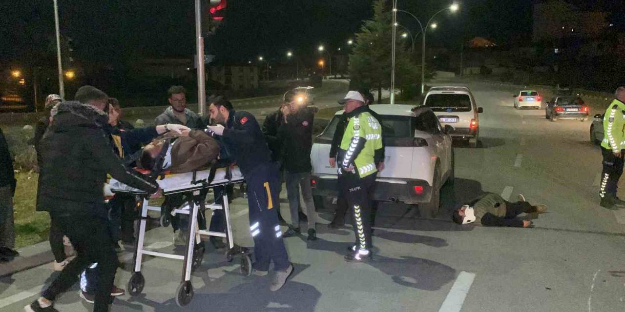 Karaman’da Cip İle Motosiklet Çarpıştı: 2 Yaralı