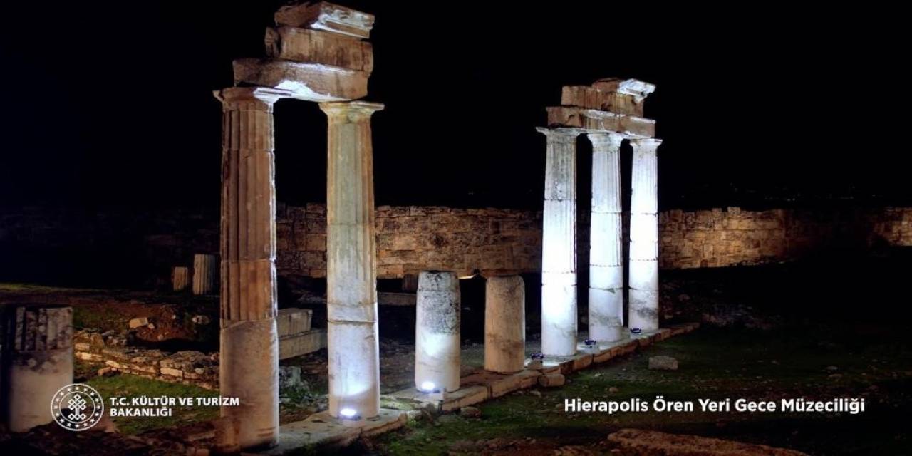 Hierapolis Örenyerinde Gece Müzeciliği Başlıyor